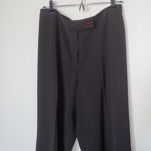 C.L. Cara Lotti made in France brown dress pants - Picture 3 of 5